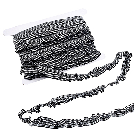 20 ярдов полиэстеровых кружевных лент, шотландка, аксессуар для одежды