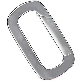 925 Federringverschluss aus Sterlingsilber, Rechteck