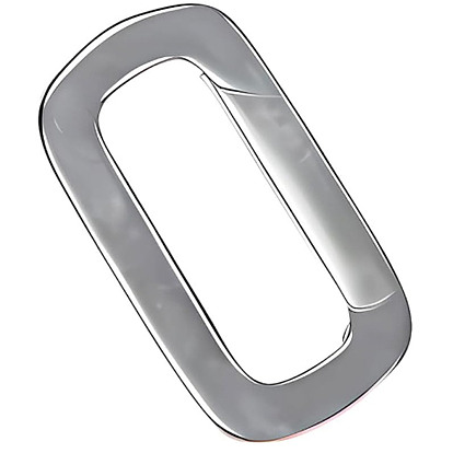 925 Federringverschluss aus Sterlingsilber, Rechteck