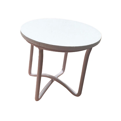 Железный стол мини модель, аксессуары для кукольного домика с микро-ландшафтом, притворяясь опорными украшениями