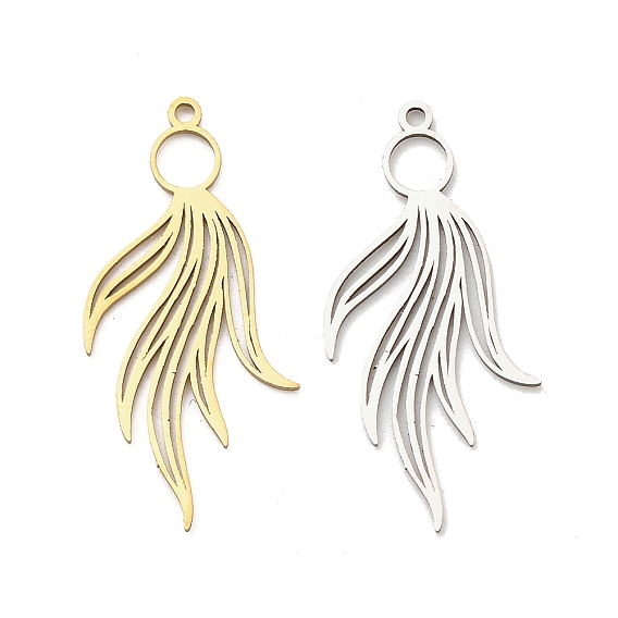 201 подвески из нержавеющей стали, очарование листа, лазерная резка