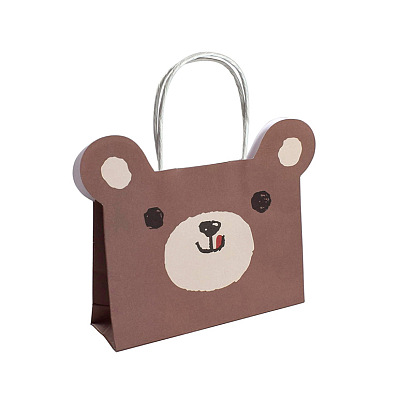 Cute Animal Paper Gift Handle Bag for Children's Day