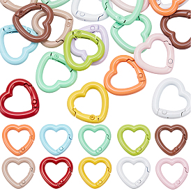 20шт. пружинных колец из цинкового сплава с покрытием, окрашенным методом запекания