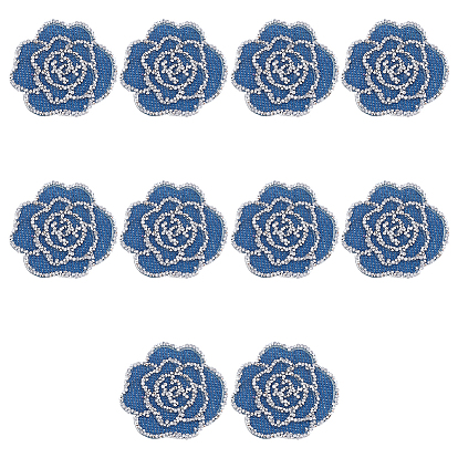 10шт. стеклянные стразы с горячей фиксацией, горный хрусталь, хрустальная лента для шитья со стразами, аксессуары для костюма, с тканью Оксфорд, синие