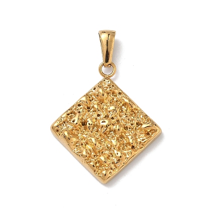 Кованые 304 подвески из нержавеющей стали, ромб прелести