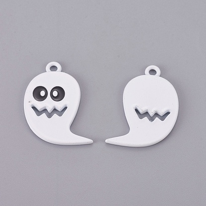 Alloy Enamel Pendants, Ghost