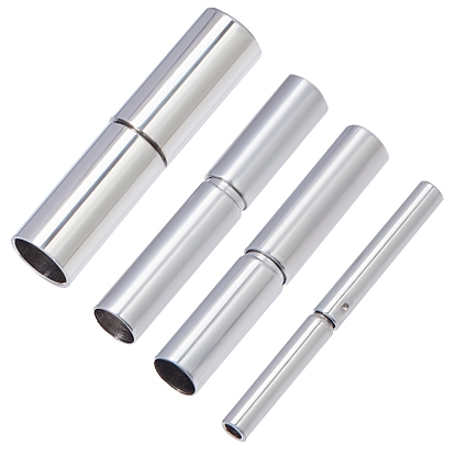 304 Stainless Steel Bayonet Clasps, Tube