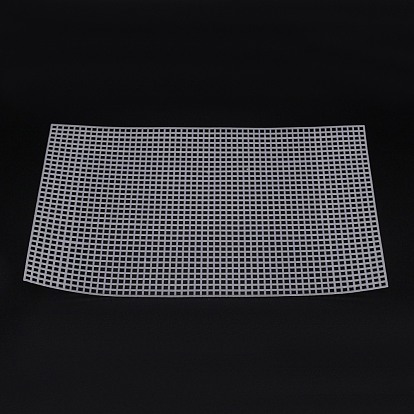 Plastic Mesh Canvas Sheets, for Embroidery, Acrylic Yarn Crafting, Knit and Crochet Projects, Rectangle