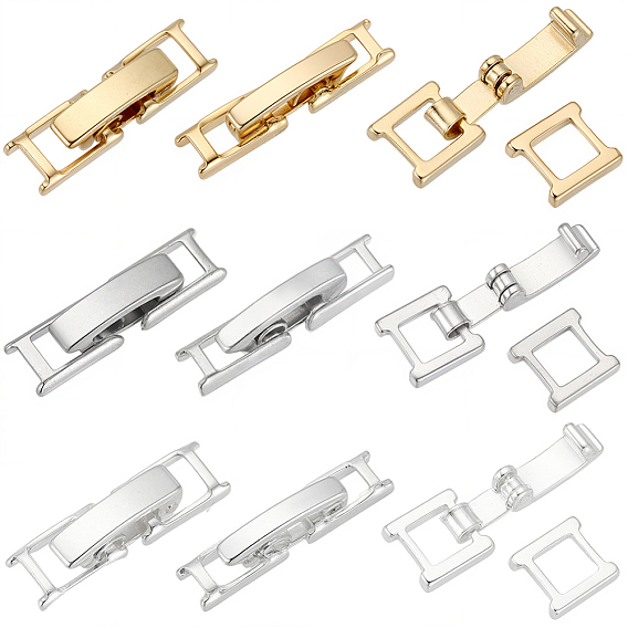 18 шт. 9 цвета, экологически чистые латунные застежки для ремешка для часов, долговечный, без свинца и без кадмия