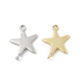 Brass Connector Charms, Star