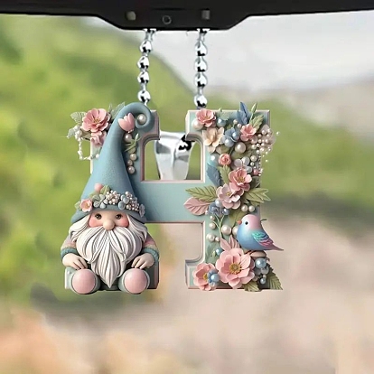 Гном акриловые подвесные украшения, для украшения зеркала заднего вида автомобиля