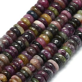 Natural Tourmaline Beads Strands, Disc, Heishi Beads