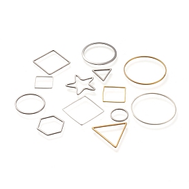 Brass Linking Rings, Mixed Shape