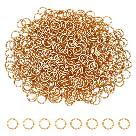 600 шт. 304 соединительные кольца из нержавеющей стали, открытые кольца прыжок, круглые кольца, металлические разъемы для поделок ювелирных изделий и брелков