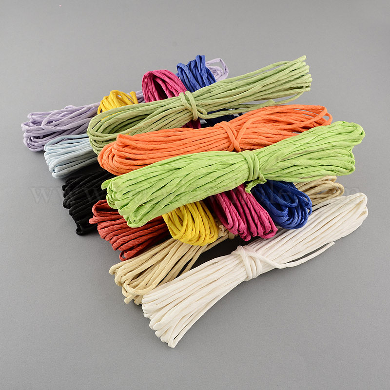 China Factory Twisted Paper Cord, For Paper Craft , 3mm, 7M/Roll
