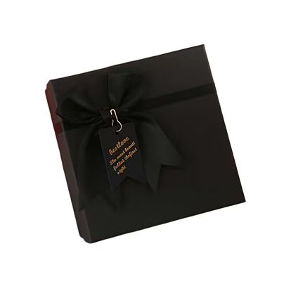 Квадратные картонные подарочные коробки, с бантом и крышками, на день рождения, свадьба, детский душ