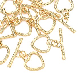 Латуни Переключить застежками, без кадмия, без никеля и без свинца, текстурированное сердце