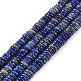 Natural Lapis Lazuli Beads Strands, Rondelle