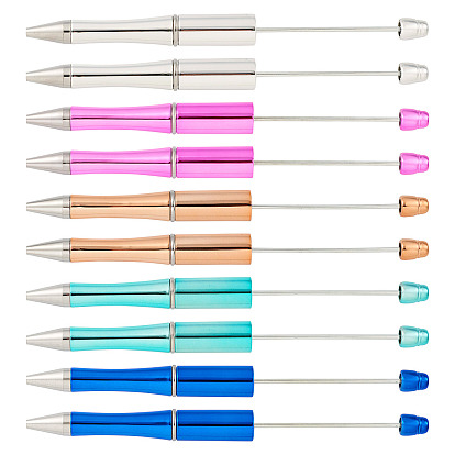 15шт. 5 цвета пластиковая шариковая ручка, бисерная ручка, для индивидуальной ручки своими руками