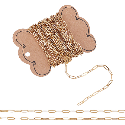 5m 304 цепочки из нержавеющей стали для скрепок, тянутые удлиненные кабельные цепи, пайки, ионное покрытие (ip)