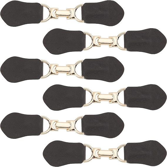 6 устанавливает застежку-тоггл из искусственной кожи, со сплавочной фурнитурой, для сумки свитер куртка пальто, аксессуары для шитья своими руками