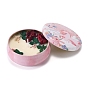Pink Unicorn Printed Tinplate Candles, Barrel Shaped Smokeless Decorations, with Dryed Flowers, the Box only for Protection, No Supply Again if the Box Crushed