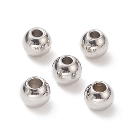 304 Stainless Steel Round Spacer Beads