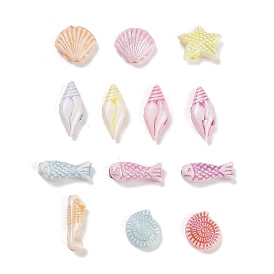 Perlas de plástico, perlas de embarcaciones, colección oceánica