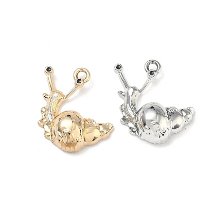 Подвески из эмали и сплава, улитка прелести