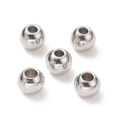 304 Stainless Steel Round Spacer Beads