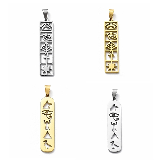 304 подвески из нержавеющей стали, прямоугольный шарм