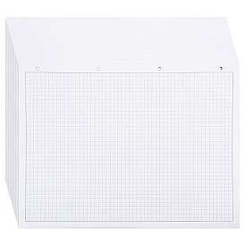 60 шт. бумага с ПВХ-заменителем, специальная масштабная бумага, аксессуары для переплета, прямоугольные