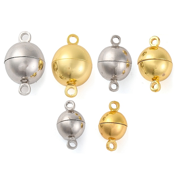 Стойка металлизированный латунь магнитные застежки, с петлями, без кадмия и без свинца, долговечный, круглые