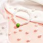 ABS Plastic Imitation Pearl European Beads, Large Hole Beads, Rondelle