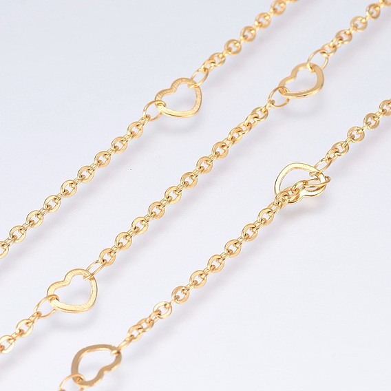 Ионное покрытие (ip) 304 кабельные цепи из нержавеющей стали, с сердечной связью, пайки, с катушкой, Плоско-овальные