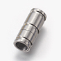 304 fermoirs magnétiques en acier inoxydable avec extrémités à coller, Style mat, colonne