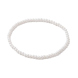 Rond Natural Shell Pearl Beaded Stretch Bracelets for Women