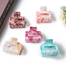 Acrylic Rectangle Claw Hair Clips, Hair Accessories for Women & Girls