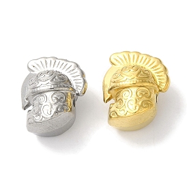 304 Stainless Steel Beads, Roman Gladiator Helmet