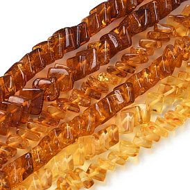 Янтарные шарики нити, ромб