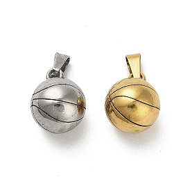 304 прелести нержавеющей стали, баскетбольный шарм, ионное покрытие (ip)