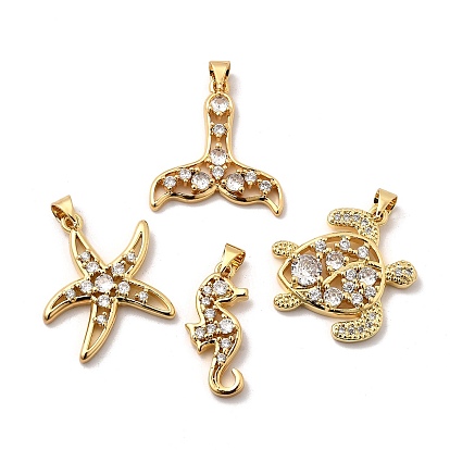 Латунные микро проложить кубического циркония подвески, без кадмия и без свинца, реальный 16 k позолоченный