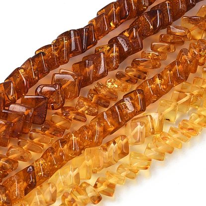 Янтарные шарики нити, ромб