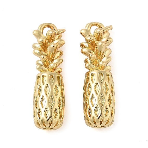 Латунные подвески, ананас, с целью перехода в кольце, долговечный, без свинца и без кадмия