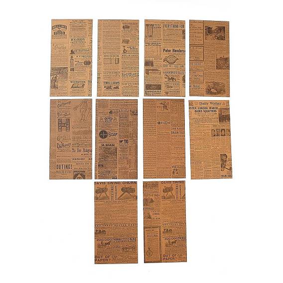 Scrapbook Kraft Paper Pad, for DIY Album Scrapbook, Greeting Card, Background Paper, Diary Decorative