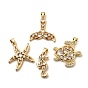 Латунные микро проложить кубического циркония подвески, без кадмия и без свинца, реальный 16 k позолоченный