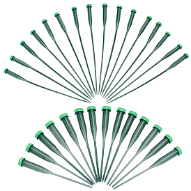 60Sets 2 Styles Plastic Extendable Stem Water Tubes with Caps, for Floral Arrangements
