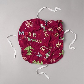 Stuhlhusse aus Polyester mit Weihnachtsmotiv