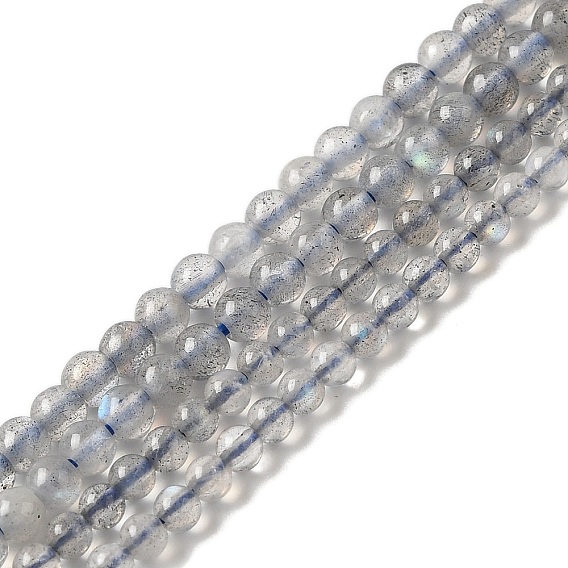 Природные лабрадорита бисер нитей, круглые