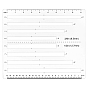 1Pc Acrylic Zipper Quilting Templates, DIY Patchwork Sewing Crafts